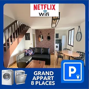  Appartement 014 Chic & Cosy Grand Duplex 76m2 Wifi Smart Tv Netflix Et Vue Panoramique France